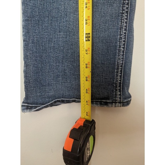 Platinum Plush skull rhinestone embroidery jeans - Picture 11 of 11